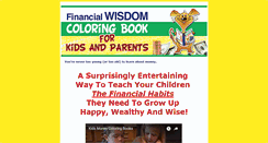 Desktop Screenshot of financialcoloringbooks.com